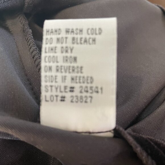 Dressbarn Collection Velvet Dress 14 Brown Beaded Long Maxi Formal Party Luxury - Picture 13 of 16